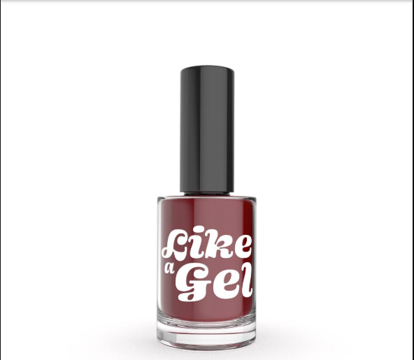 SM12 «Like a Gel» Nail Polish – Brick Red - 10 ml