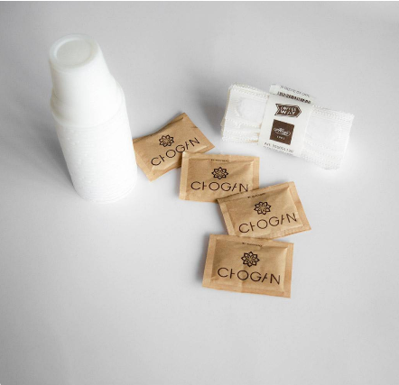 CFKIT01 KIT 100PIECES (BROWN SUGAR, PLASTICK STICK, GLASSES)