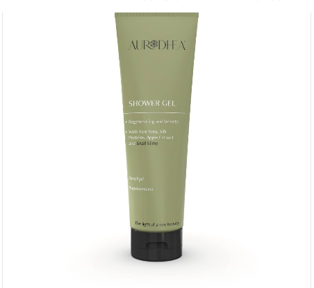 BV01B Snail Slime Shower Gel - 250 ml Enriched with Aloe Vera, Silk Protein and Apple Extract