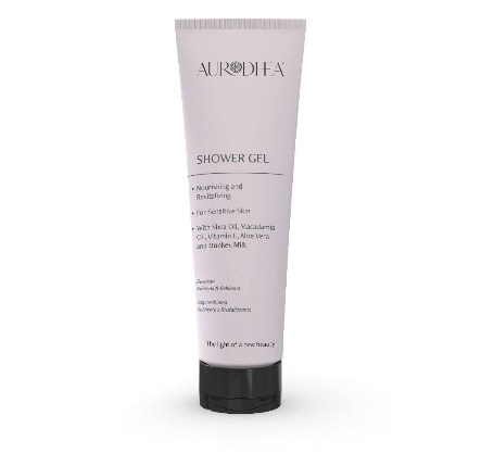 LA01B Donkey Milk Shower Gel - 250 ml Enriched with Shea Oil, Macadamia Oil, Aloe Vera and Vitamin E