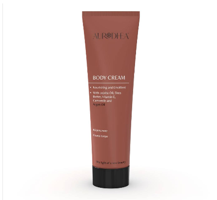 AR01B Organic Argan Oil Body Cream - 150 ml Enriched with Jojoba Oil, Shea Butter, Camomile and Vitamin E