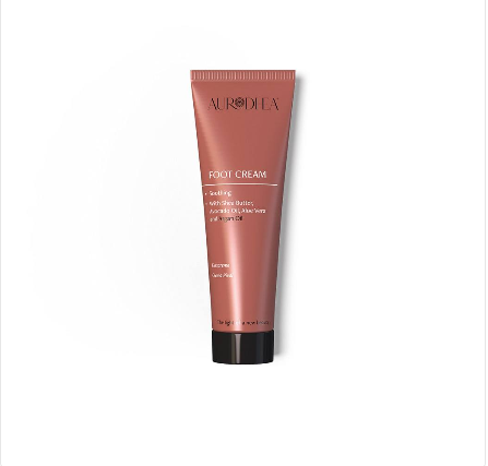 AR04B Organic Argan Oil Foot Cream - 75 ml Enriched with Shea Butter, Avocado Oil and Aloe Vera