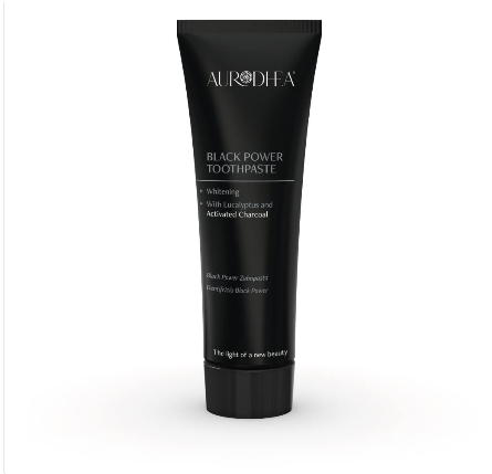 BLK02B Power Black Toothpaste with Activated Charcoal Enriched with Eucalyptus essential oil