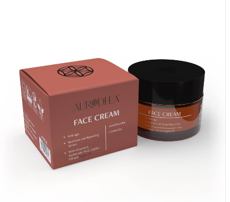 AR10B Argan Oil Face Cream - 50 ml Enriched with Hyaluronic Acid, Vitamin E and Jojoba Oil