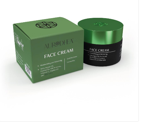 CR03B Aloe Vera Day Face Cream - 50 ml Enriched with Argan Oil, Panthenol, Silk Proteins, Jojoba Oil and Vitamin E
