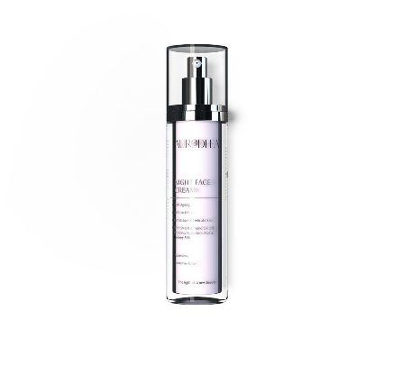 LA05B Night Face Cream with Donkey Milk - 50 ml Enriched with Sweet Almond Oil, Silk Proteins & Hyaluronic Acid