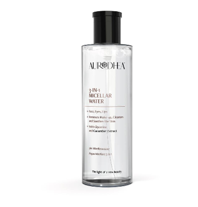CR12B 3-in-1 Micellar Water - 250 ml Enriched with Cucumber Extract and Glycerine