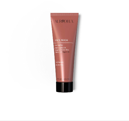 AR07B Argan Oil Anti-Ageing Face Mask - 50 ml Enriched with Jojoba Oil, Grapeseed Oil and Shea Butter