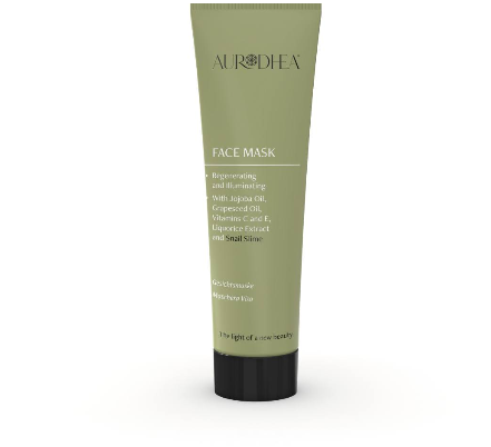 BV03B Illuminating & Brightening Face Mask - 50 ml Enriched with Vitamins C and E, Jojoba Oil, Grapeseed Oil and Liquorice Extract