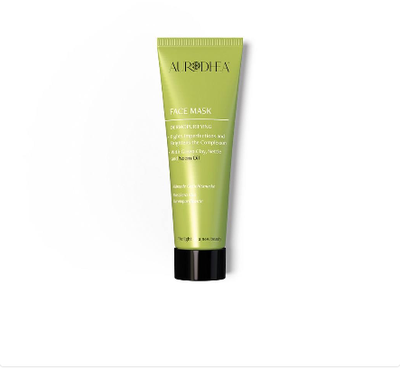 NM09B Dermopurifying Face Mask with Neem Oil - 50 ml Enriched with Nettle extract and Green Clay