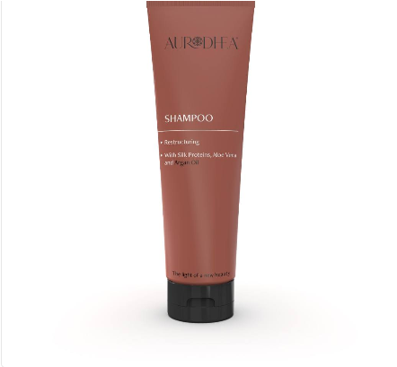 AR02B Argan Oil Restructuring Shampoo - 250 ml Enriched with Aloe Vera and Silk Protein