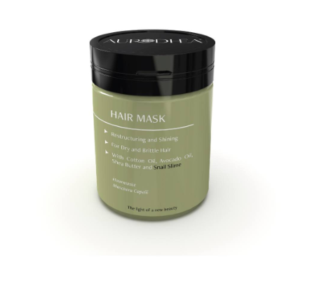 BV05B Snail Slime Hair Mask - 150 ml Enriched with Cotton Oil, Avocado Oil and Shea Butter