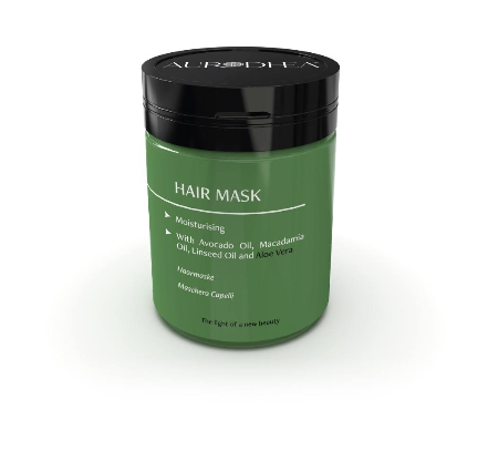 CAP14B Aloe Vera Hair Mask - 150 ml Enriched with Avocado Oil, Macadamia Oil and Linseed Oil