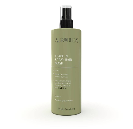 BV13B Snail Slime Spray Hair Mask - 150 ml Enriched with Shea, Argan and Rice Bran Oils, Silk Proteins and Panthenol
