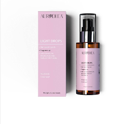 CAP23B LIGHT DROPS - Scented Hair Liquid Crystals - 50 ml Enriched with Linseed Oil, Keratin, Hyaluronic Acid and Silk Proteins