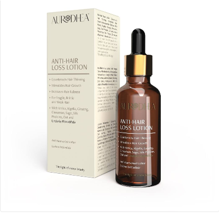 FA02B Undaria Pinnatifida Anti-Hair Loss Lotion - 50 ml Enriched with Arnica, Kigelia, Ginseng, Cinnamon, Sage, Oat and Silk Proteins