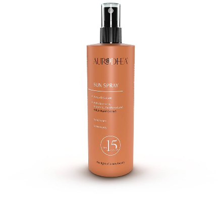 SOL03B Sun Spray SPF 15 - 150 ml Enriched with Witch Hazel, Aloe Vera, Panthenol and Vitamin E