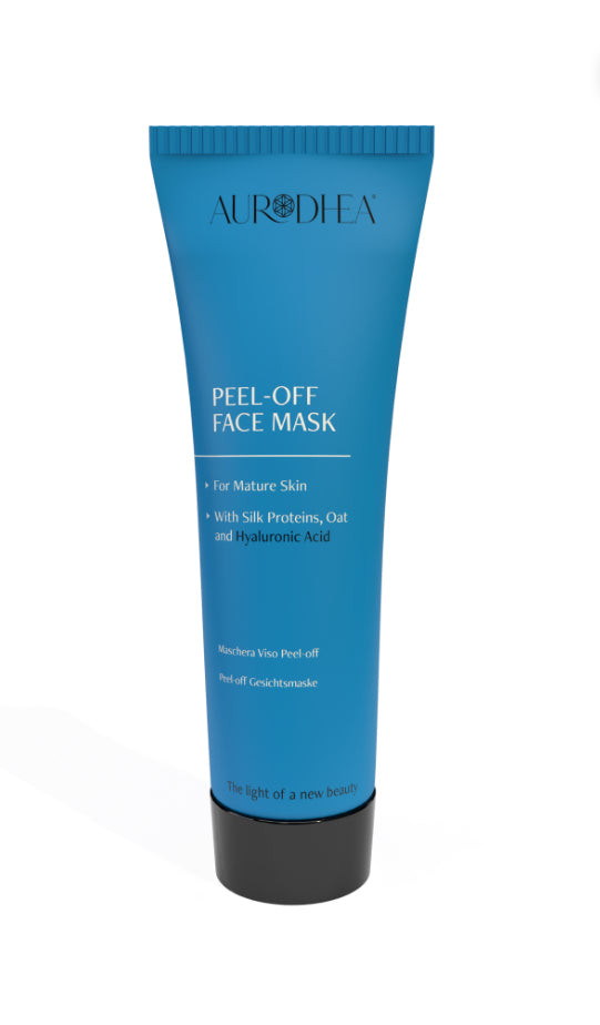 POM01B Peel-off Mask for mature skin - 75 ml With Hyaluronic Acid, Silk Protein and Oat