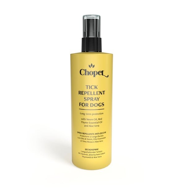 AN02B Tick Repellent Spray for Dogs - 150 ml Enriched with Neem Oil, Red Thyme Essential Oil and Aloe Vera